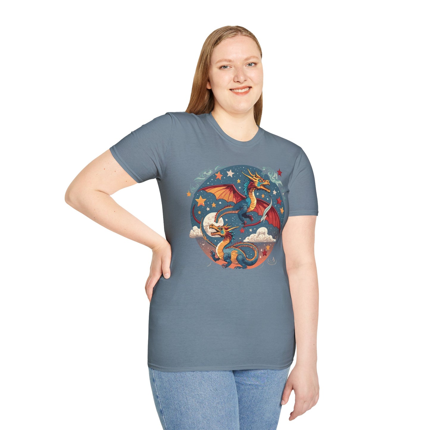 Dragon T Shirt, Dragon Shirt, Shirt with Animals, Animal Shirt