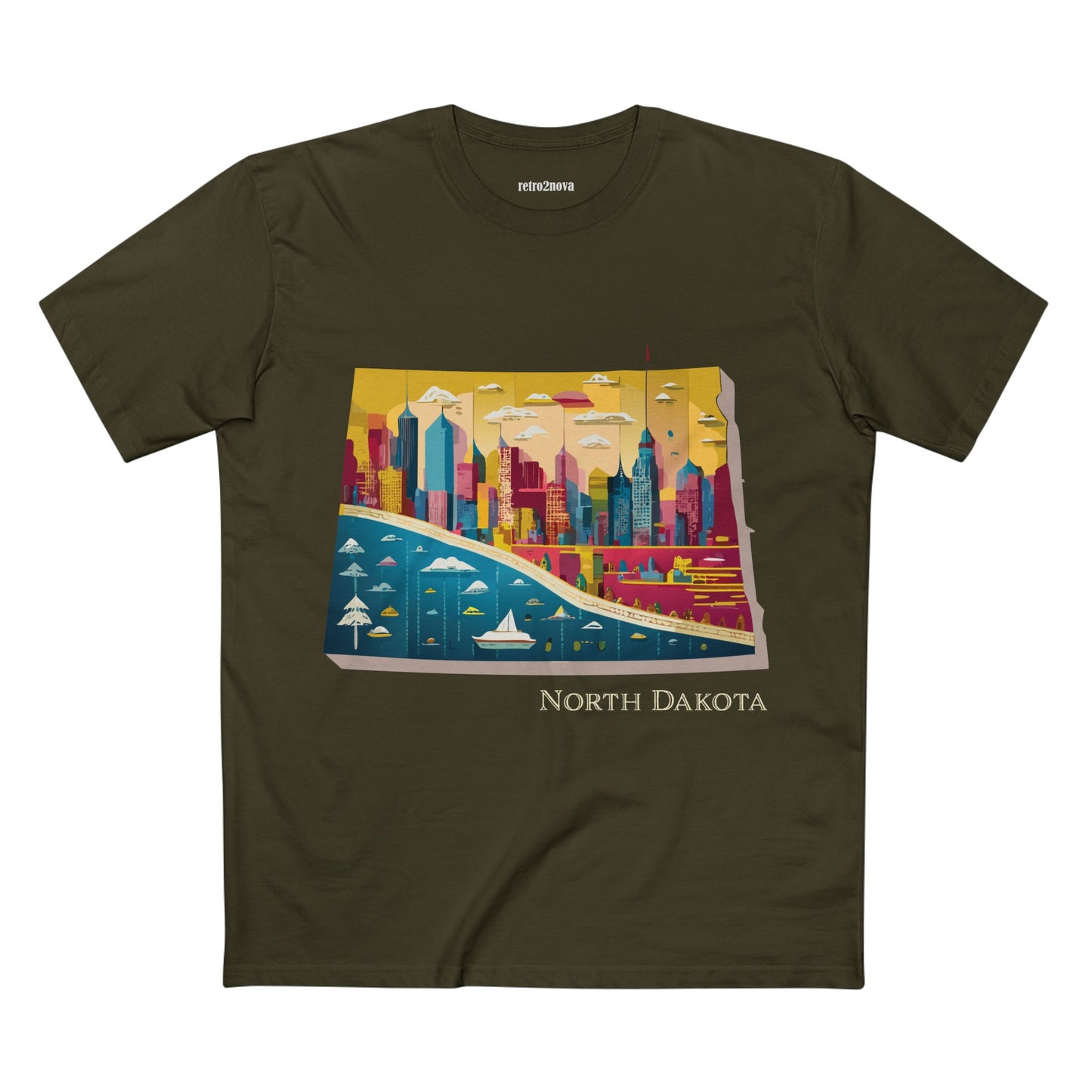 US State Shirts, North Dakota Shirt