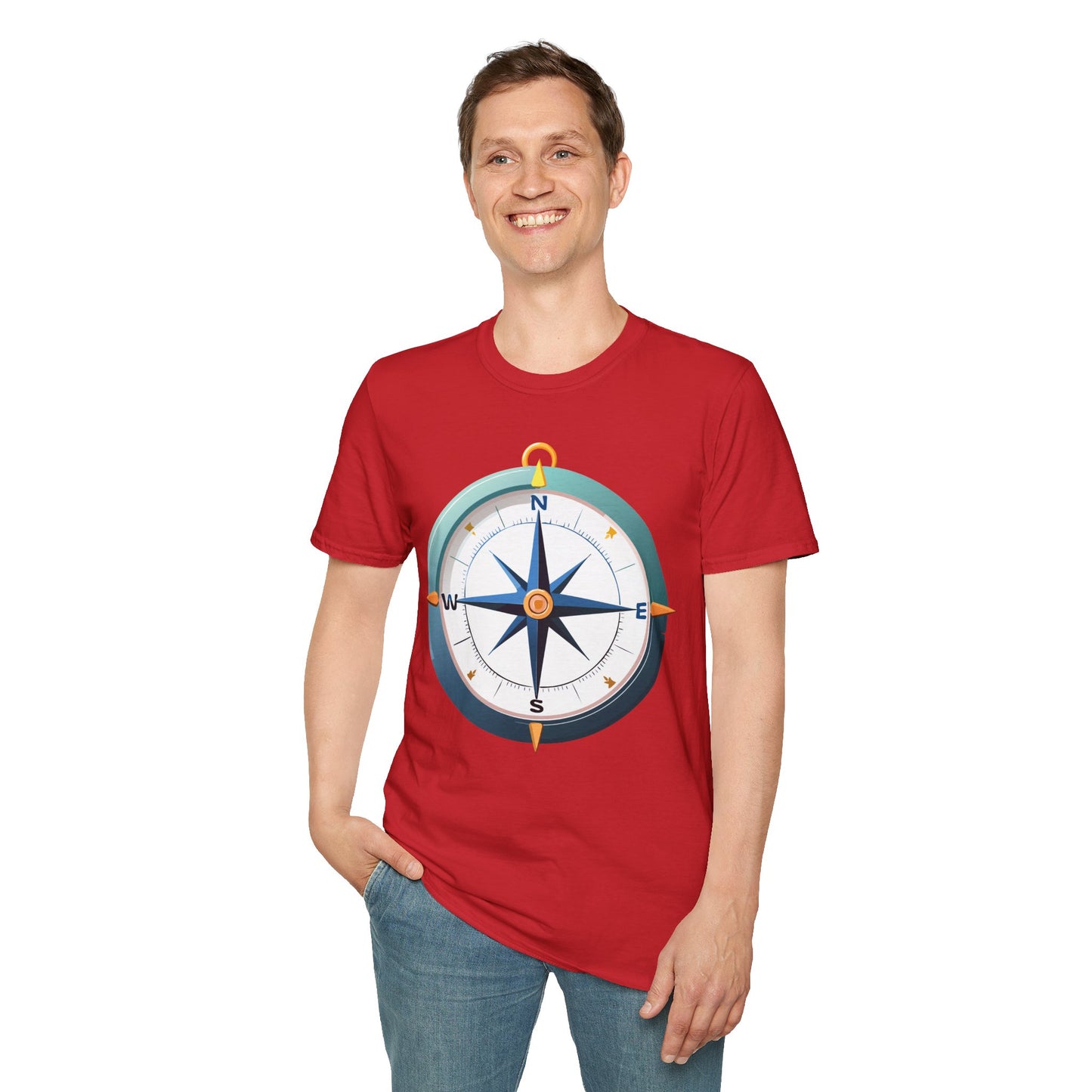 Compass T Shirt, Compass Shirt, Shirt with Compass, Navigator Shirt