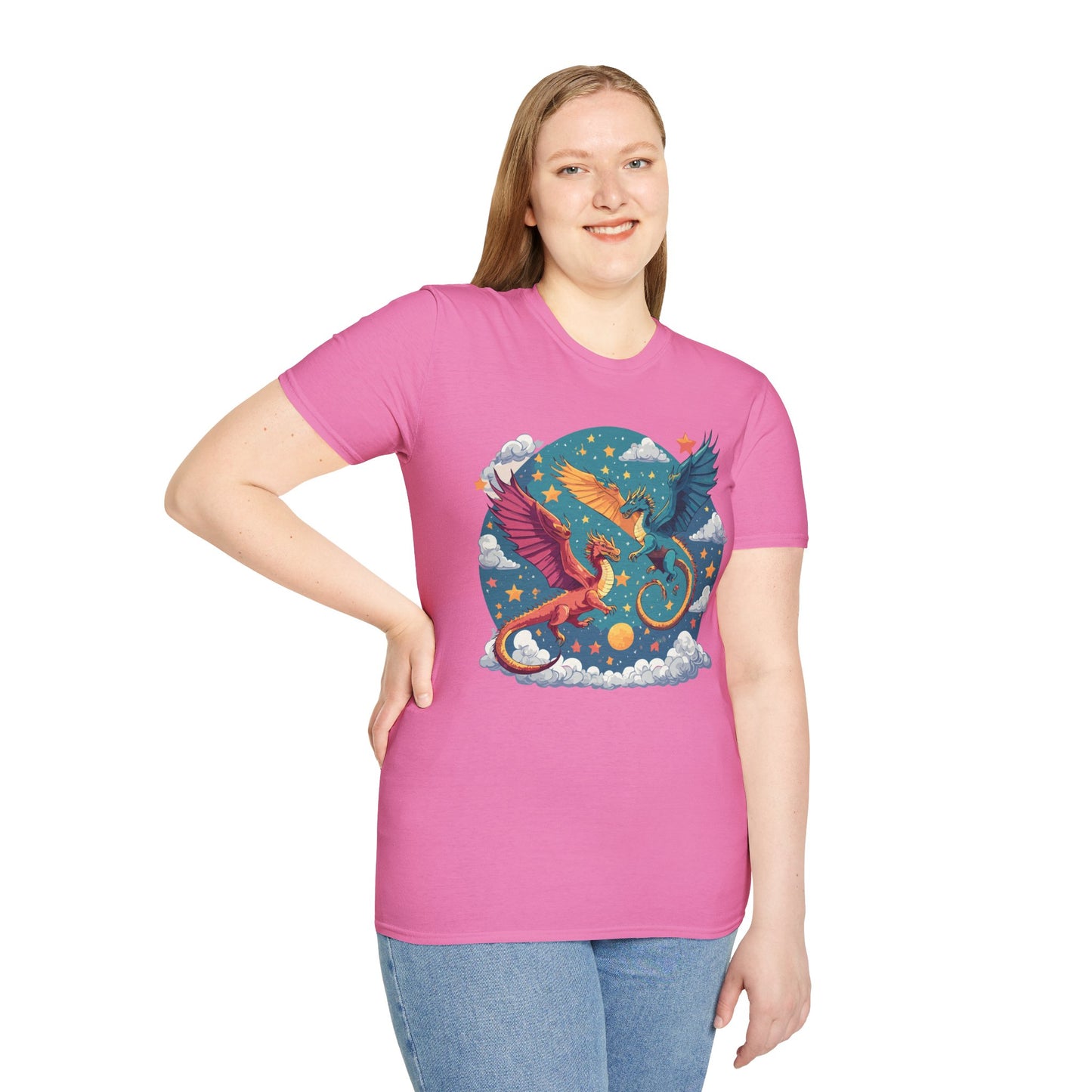 Dragon T Shirt, Dragon Shirt, Shirt with Animals, Animal Shirt
