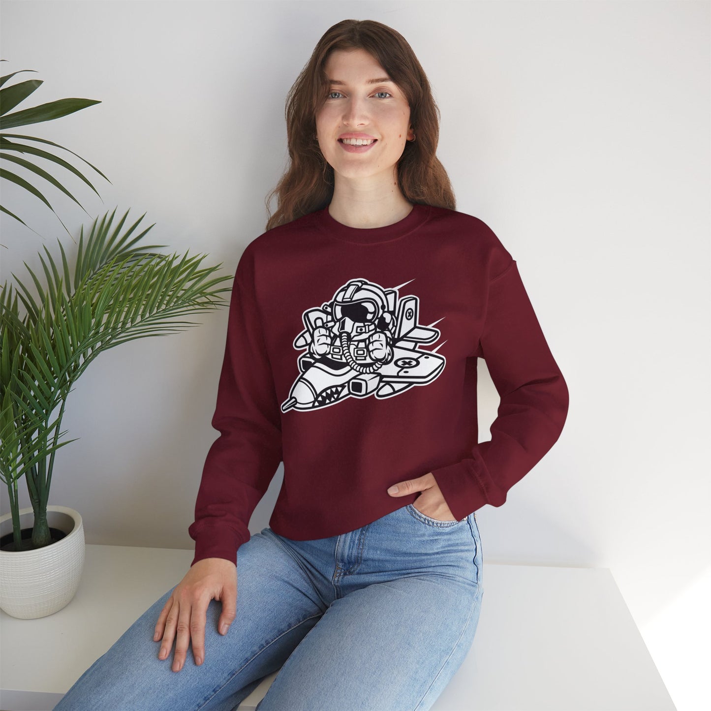 Space Shuttle Sweatshirt, Cosmic Sweatshirt, Astronaut Sweatshirt, Space Cosmic Sweatshirt