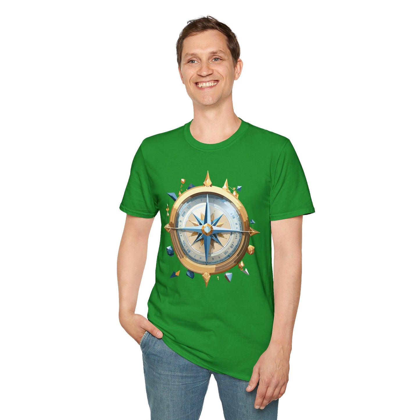 Compass T Shirt, Compass Shirt, Shirt with Compass, Navigator Shirt