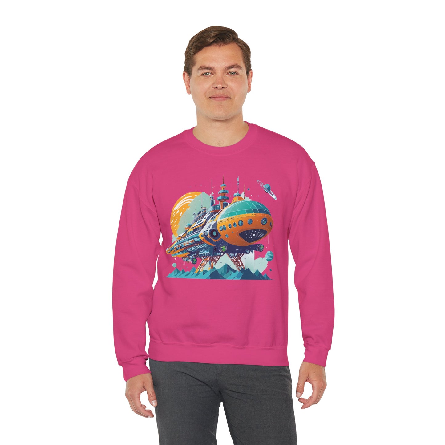 Space Shuttle Sweatshirt, Cosmic Sweatshirt, Astronaut Sweatshirt, Space Cosmic Sweatshirt