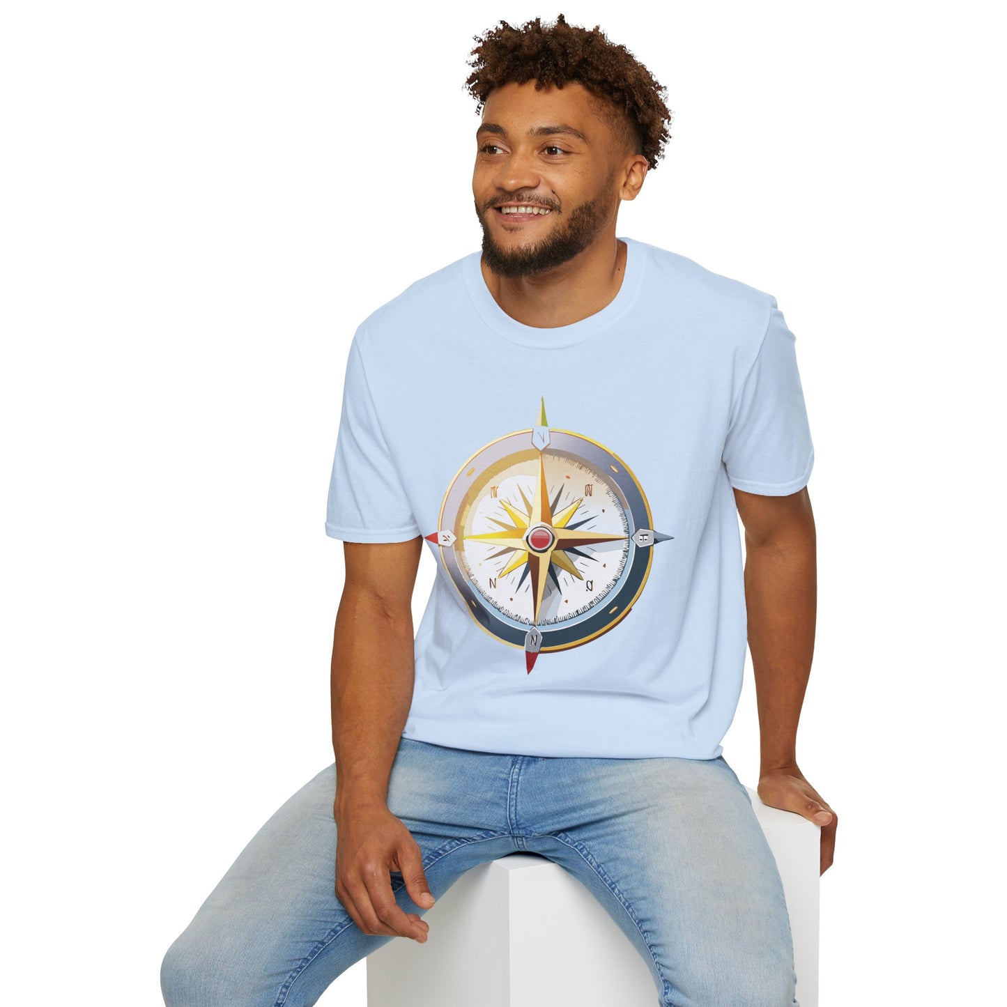 Compass T Shirt, Compass Shirt, Shirt with Compass, Navigator Shirt
