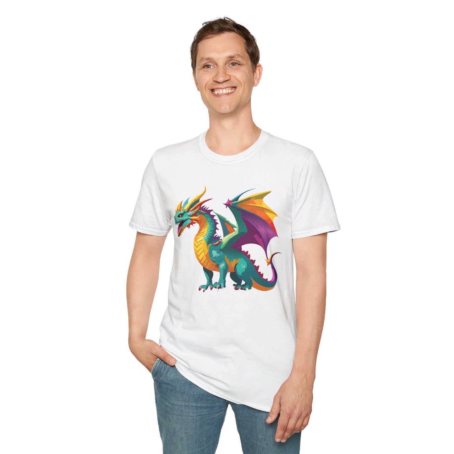 Dragon T Shirt, Dragon Shirt, Shirt with Animals, Animal Shirt