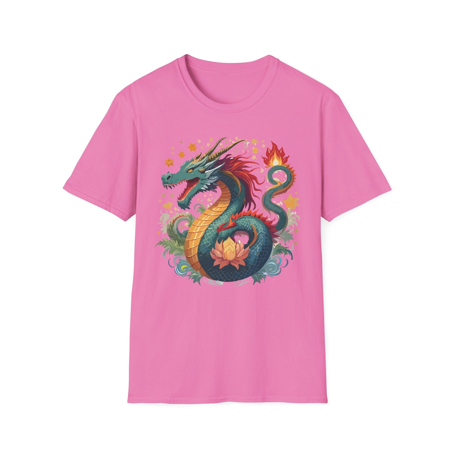 Dragon T Shirt, Dragon Shirt, Shirt with Animals, Animal Shirt