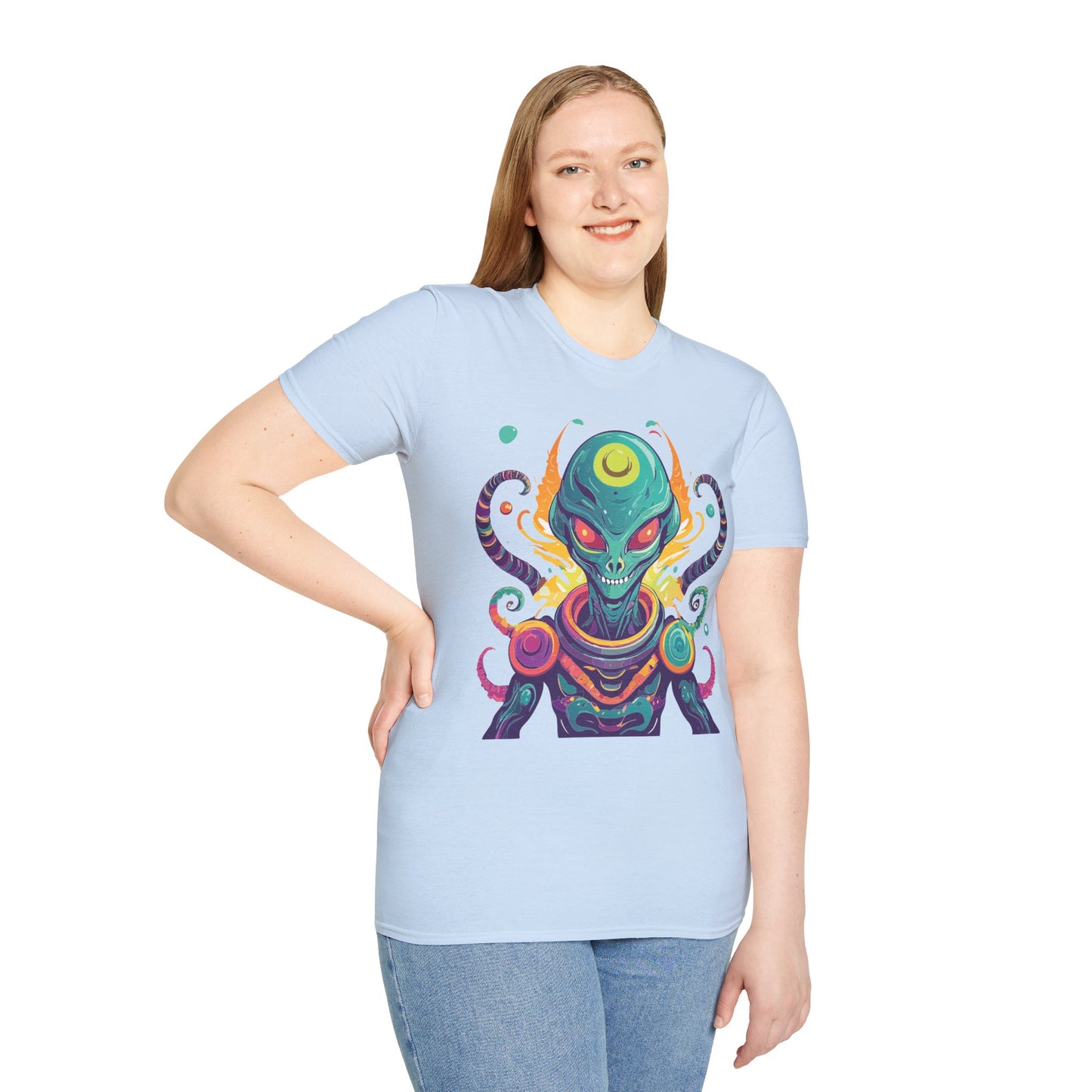Alien T Shirt, Cosmos Shirt, Shirt with Aliens, Cosmo Shirts