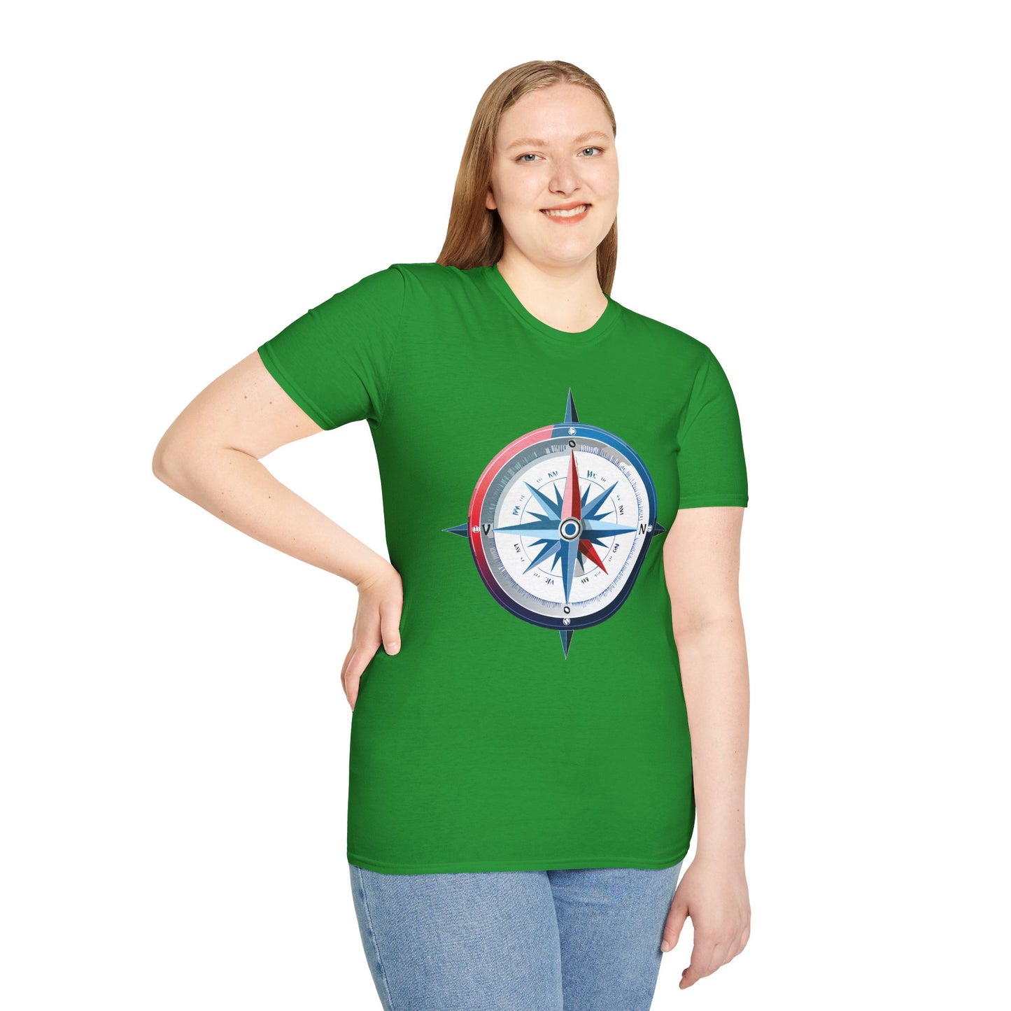 Compass T Shirt, Compass Shirt, Shirt with Compass, Navigator Shirt