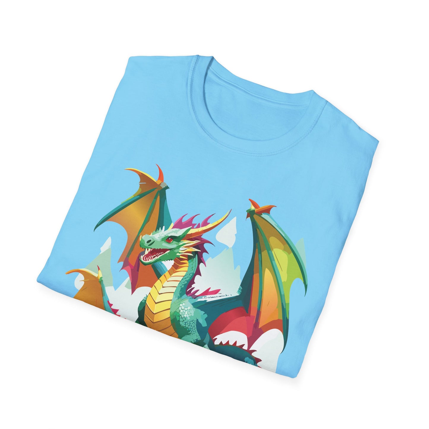 Dragon T Shirt, Dragon Shirt, Shirt with Animals, Animal Shirt