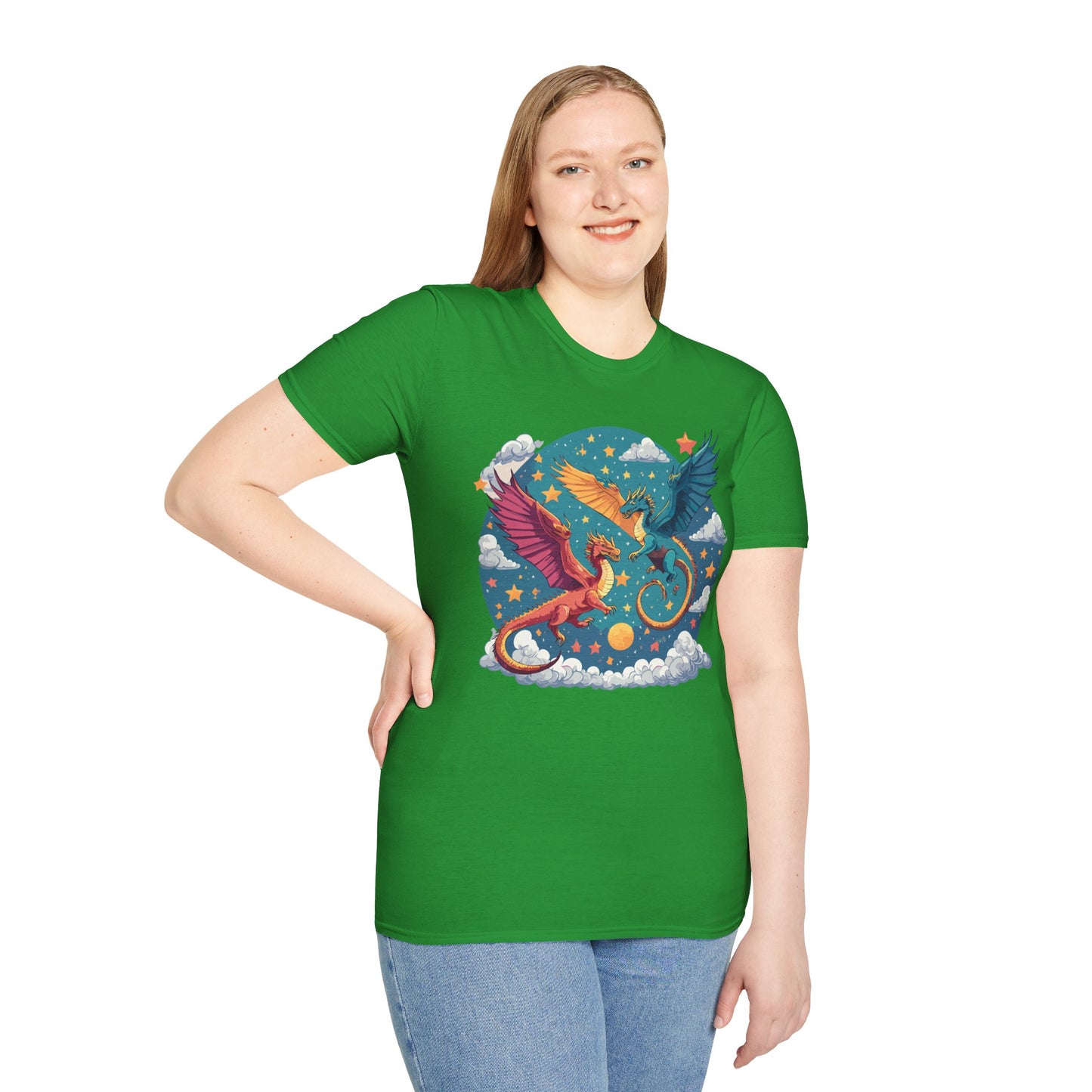 Dragon T Shirt, Dragon Shirt, Shirt with Animals, Animal Shirt