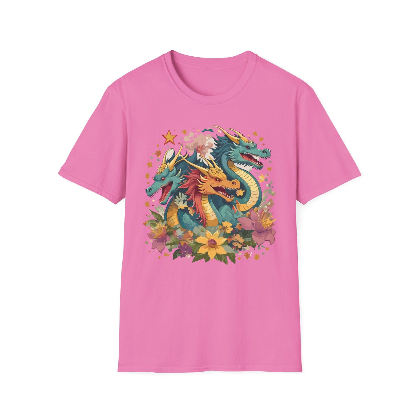 Dragon T Shirt, Dragon Shirt, Shirt with Animals, Animal Shirt