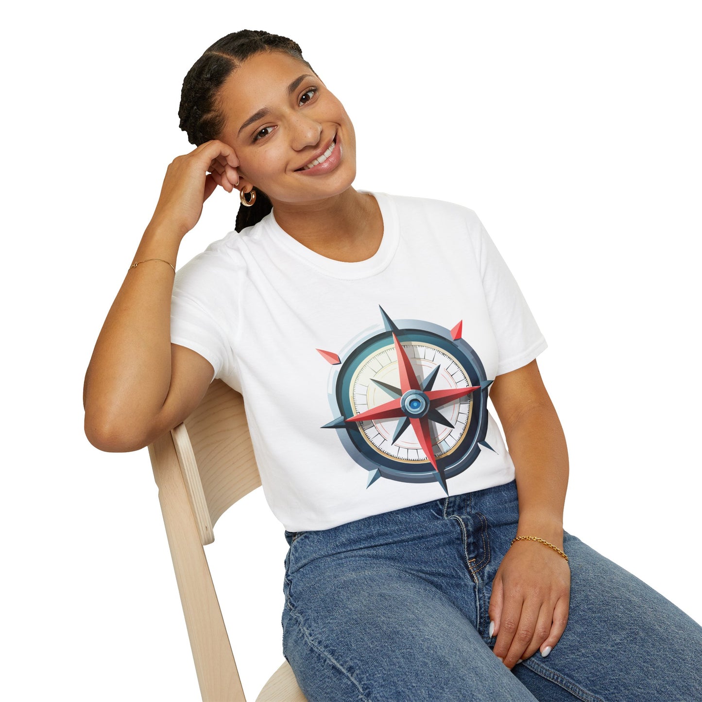 Compass T Shirt, Compass Shirt, Shirt with Compass, Navigator Shirt