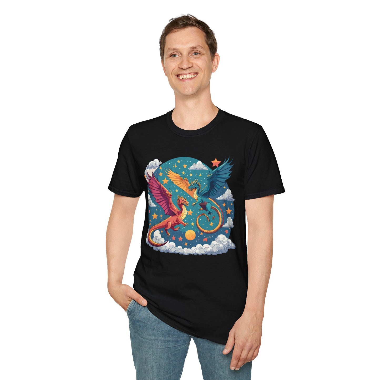 Dragon T Shirt, Dragon Shirt, Shirt with Animals, Animal Shirt