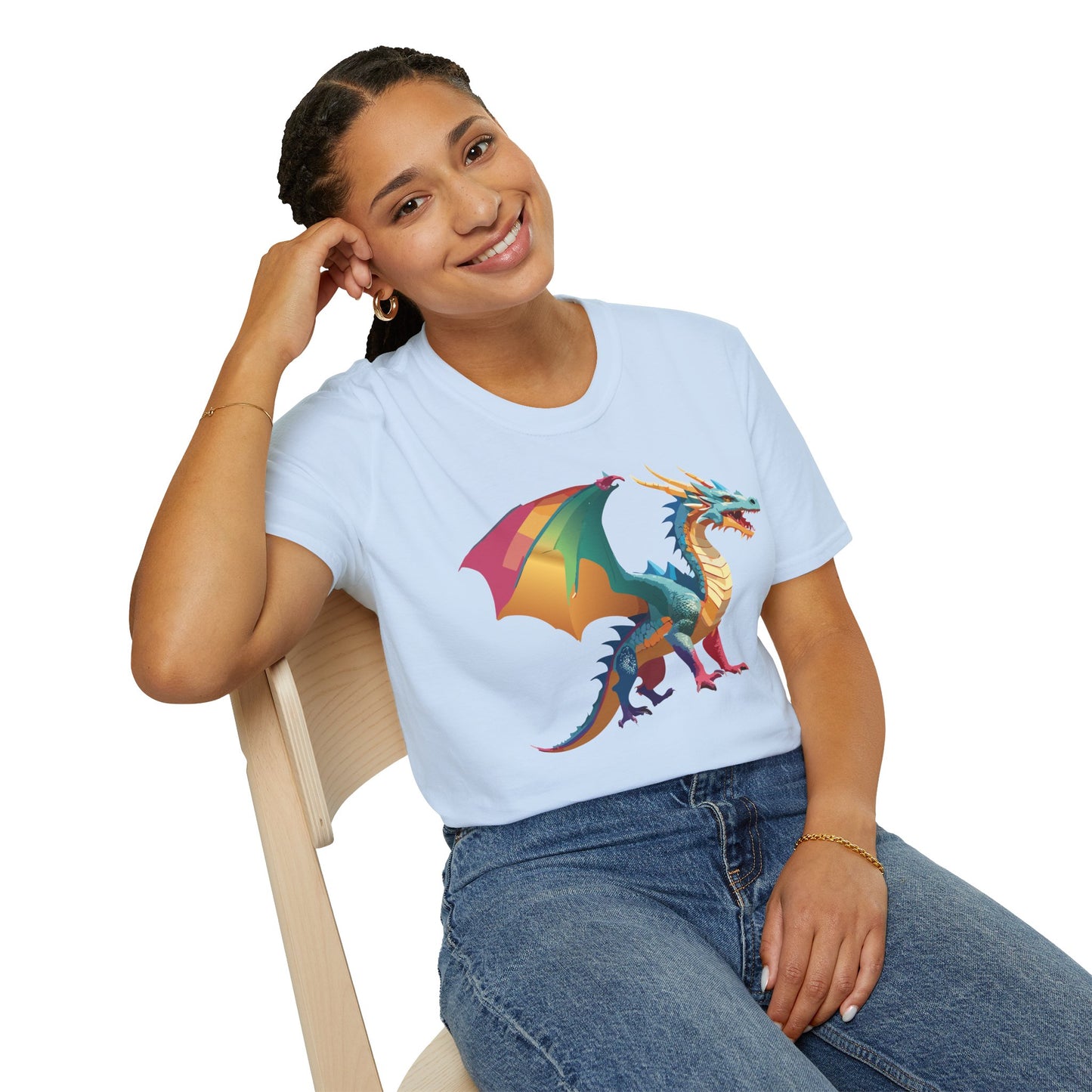 Dragon T Shirt, Dragon Shirt, Shirt with Animals, Animal Shirt