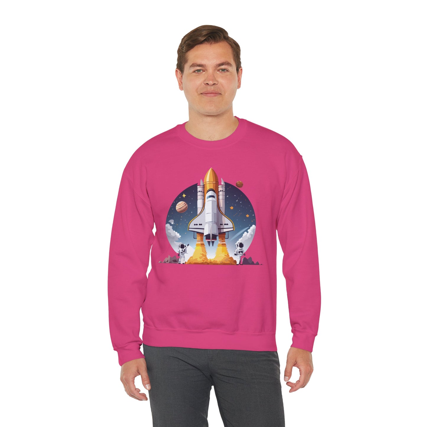 Space Shuttle Sweatshirt, Cosmic Sweatshirt, Astronaut Sweatshirt, Space Cosmic Sweatshirt