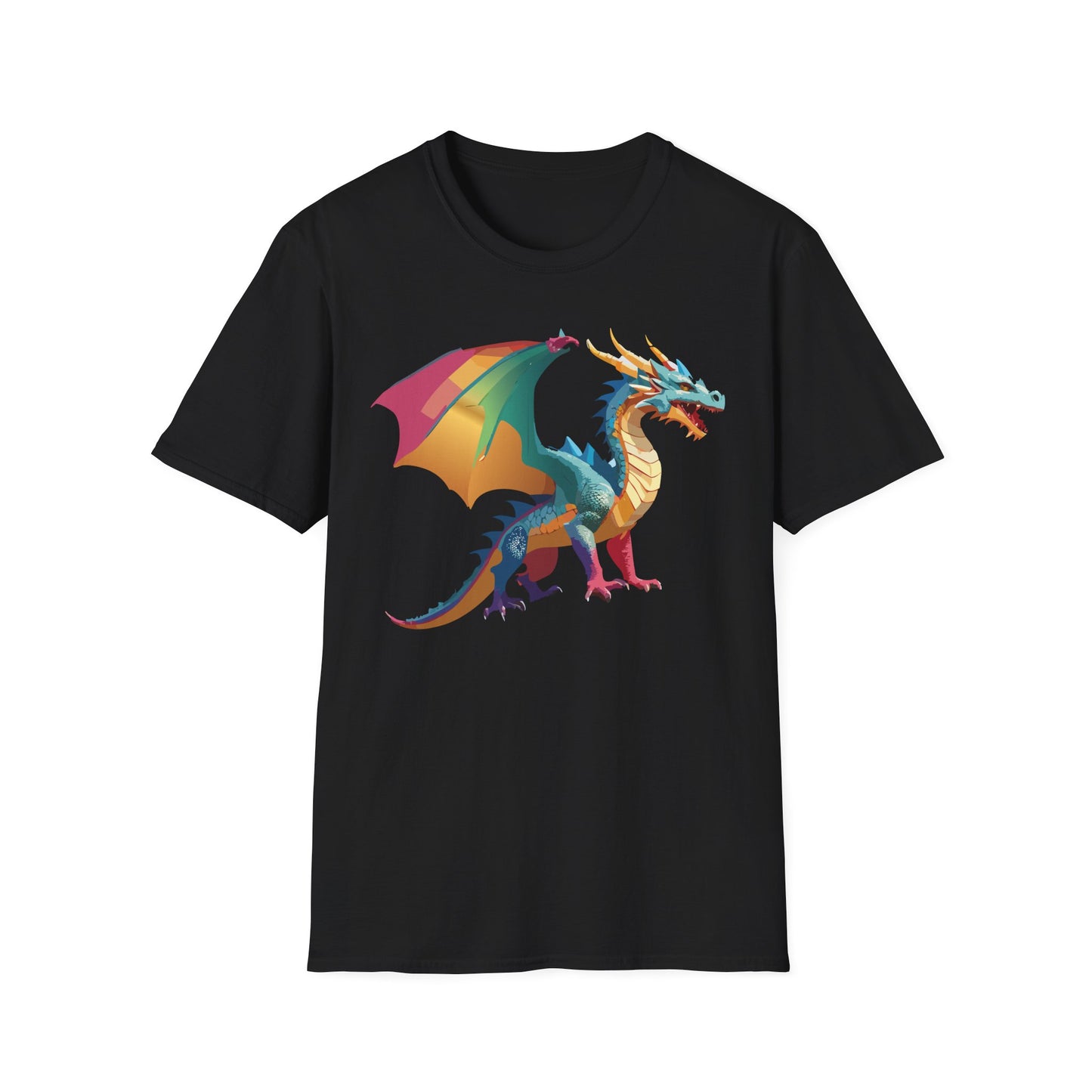 Dragon T Shirt, Dragon Shirt, Shirt with Animals, Animal Shirt