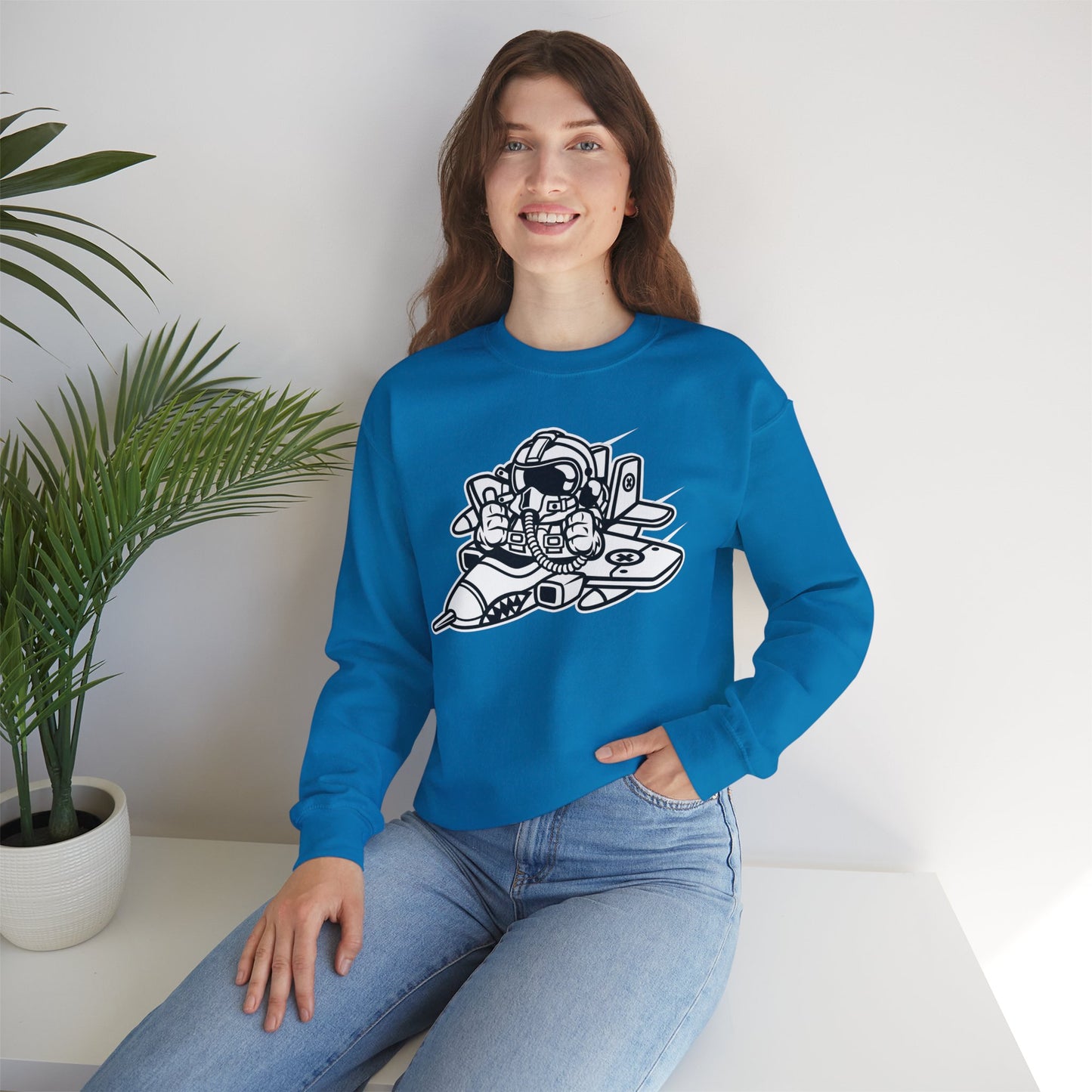 Space Shuttle Sweatshirt, Cosmic Sweatshirt, Astronaut Sweatshirt, Space Cosmic Sweatshirt