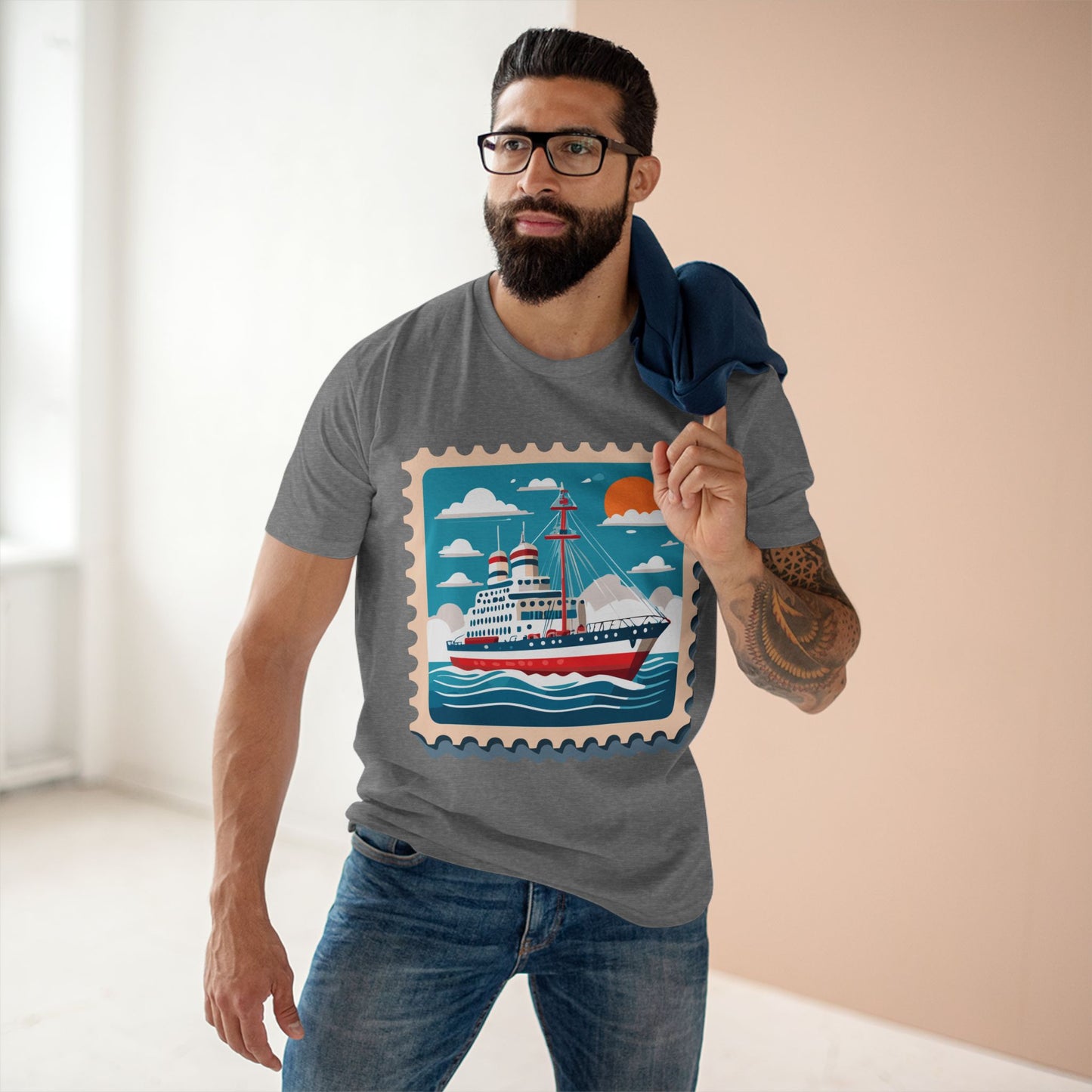 Stamp Shirt, Postage Stamp Shirt