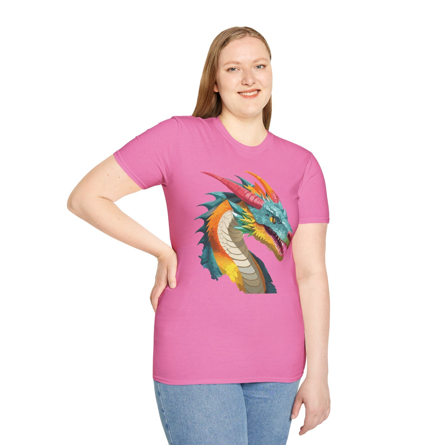 Dragon T Shirt, Dragon Shirt, Shirt with Animals, Animal Shirt