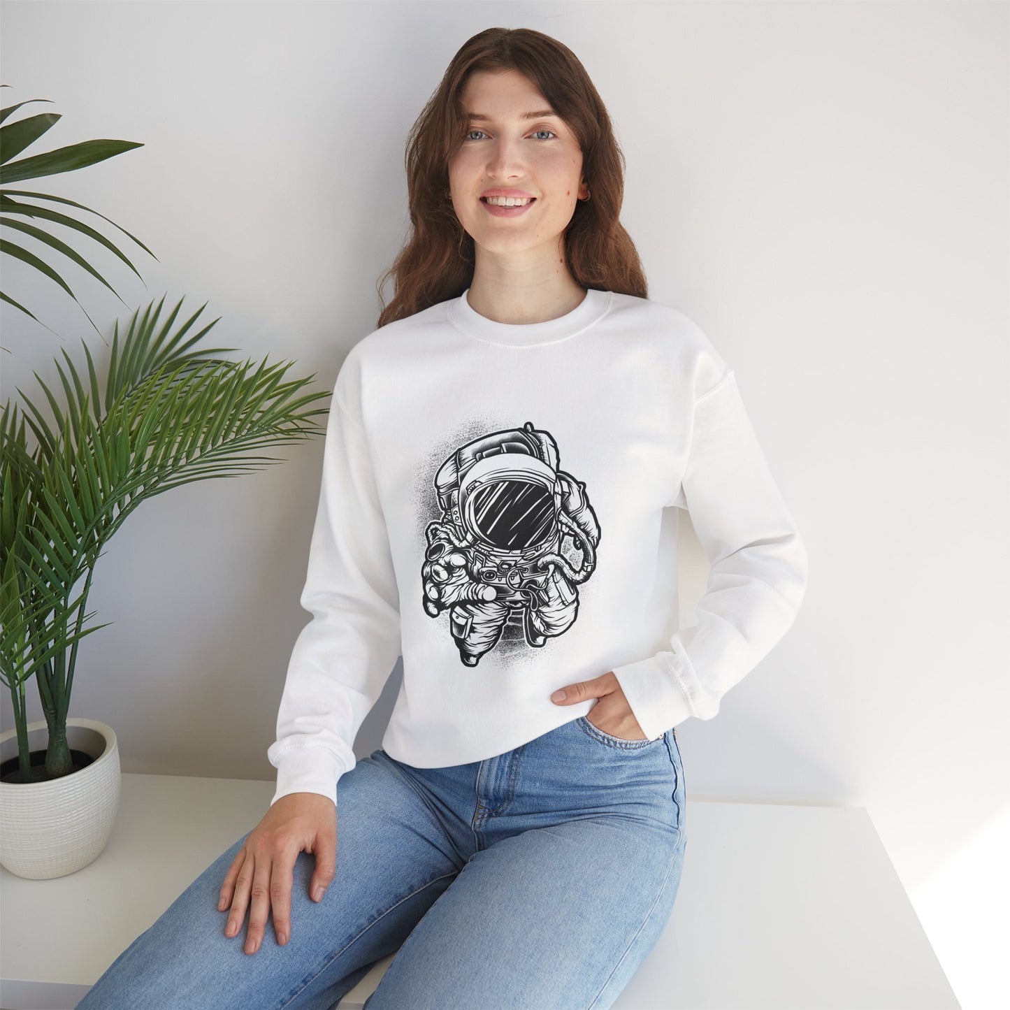 Space Shuttle Sweatshirt, Cosmic Sweatshirt, Astronaut Sweatshirt, Space Cosmic Sweatshirt