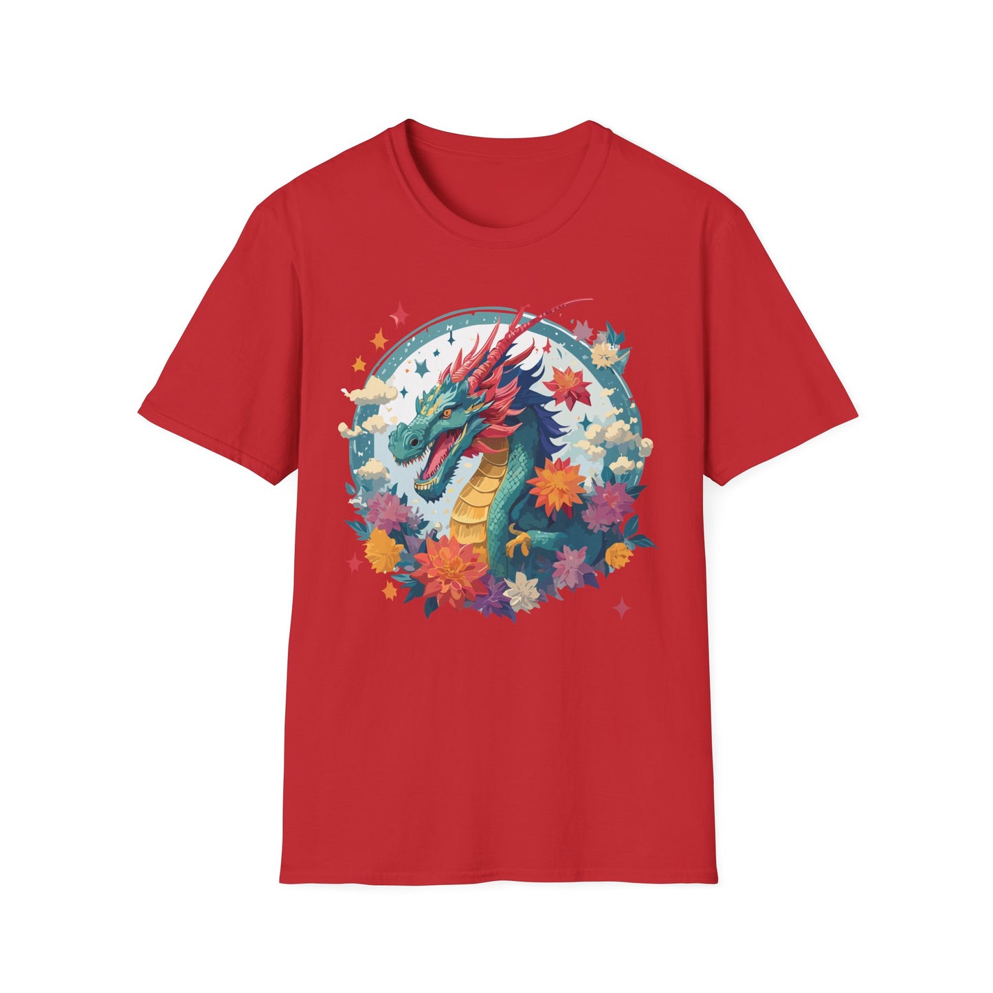 Dragon T Shirt, Dragon Shirt, Shirt with Animals, Animal Shirt