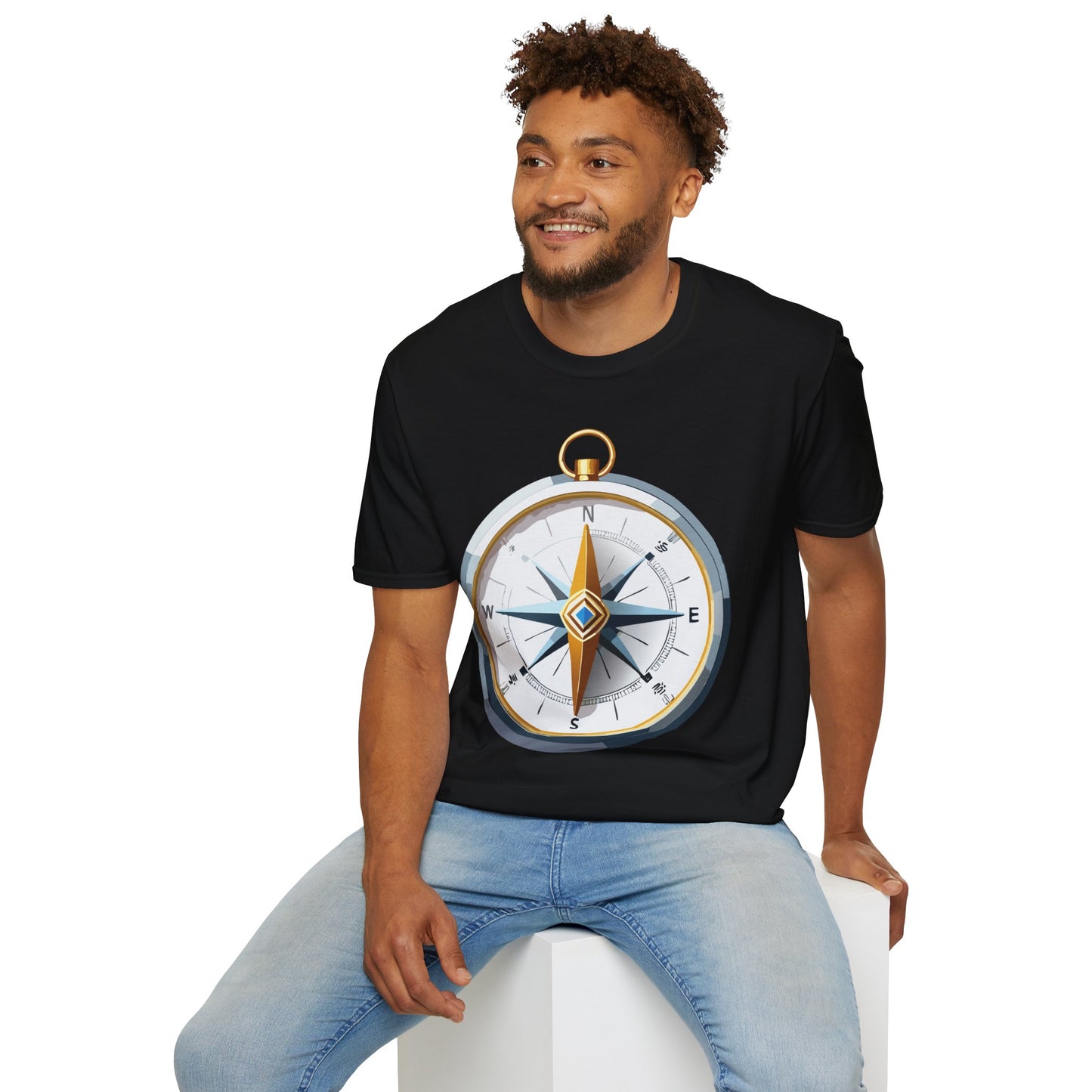 Compass T Shirt, Compass Shirt, Shirt with Compass, Navigator Shirt