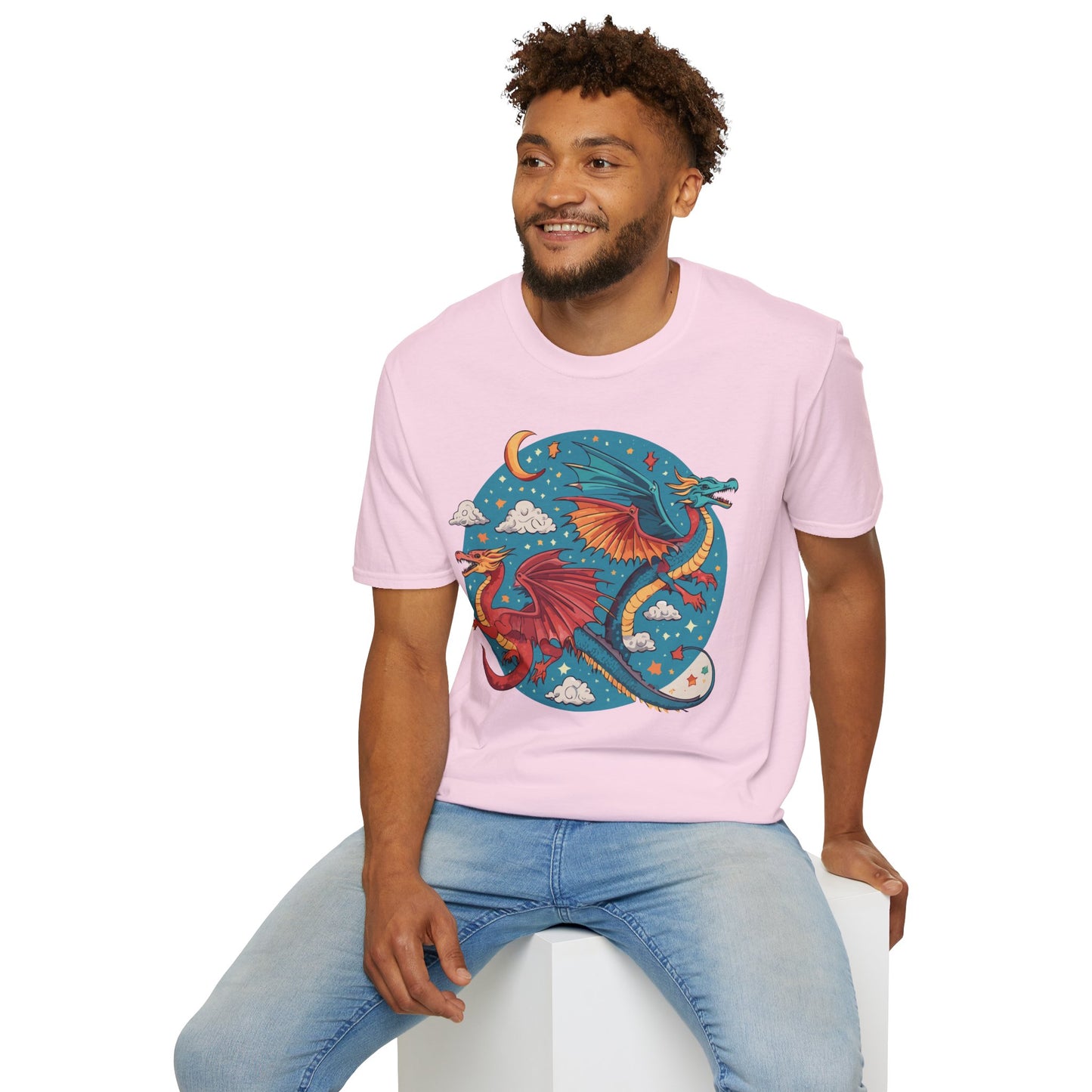 Dragon T Shirt, Dragon Shirt, Shirt with Animals, Animal Shirt