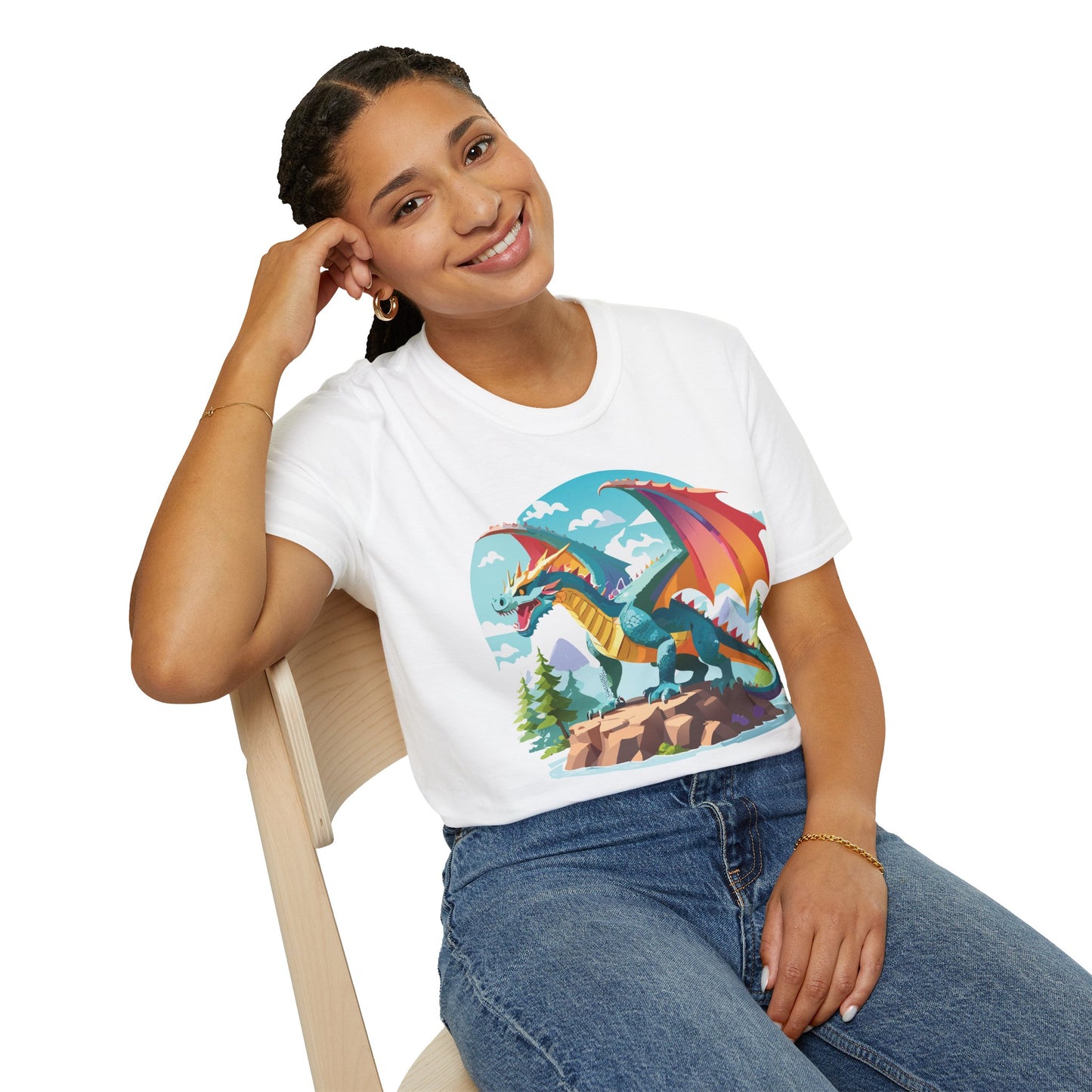 Dragon T Shirt, Dragon Shirt, Shirt with Animals, Animal Shirt