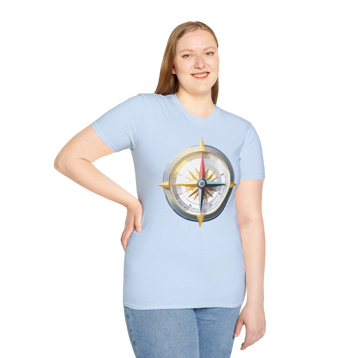 Compass T Shirt, Compass Shirt, Shirt with Compass, Navigator Shirt