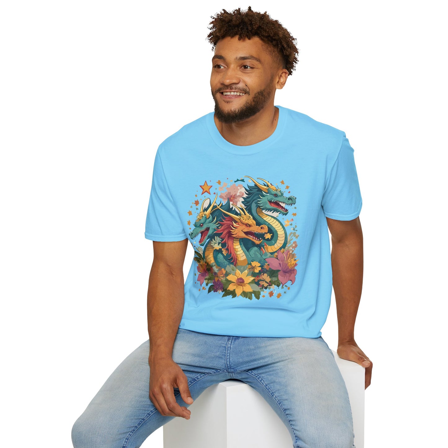 Dragon T Shirt, Dragon Shirt, Shirt with Animals, Animal Shirt