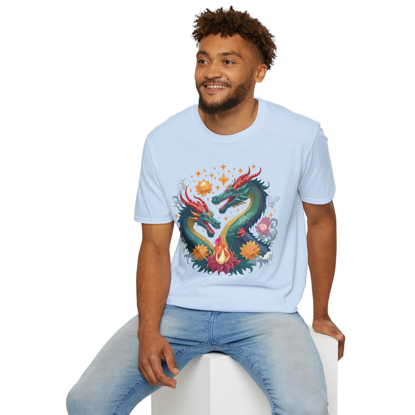 Dragon T Shirt, Dragon Shirt, Shirt with Animals, Animal Shirt