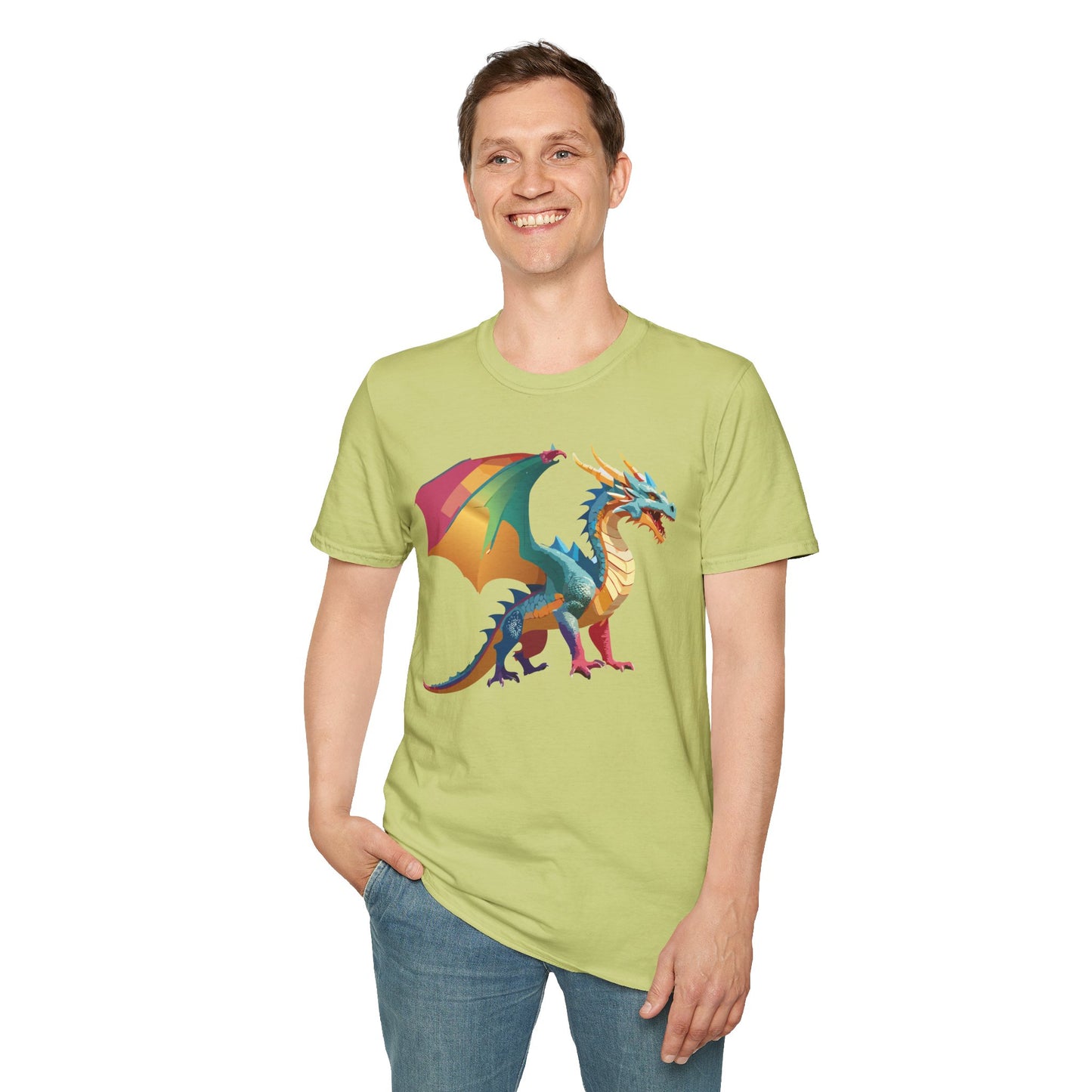Dragon T Shirt, Dragon Shirt, Shirt with Animals, Animal Shirt