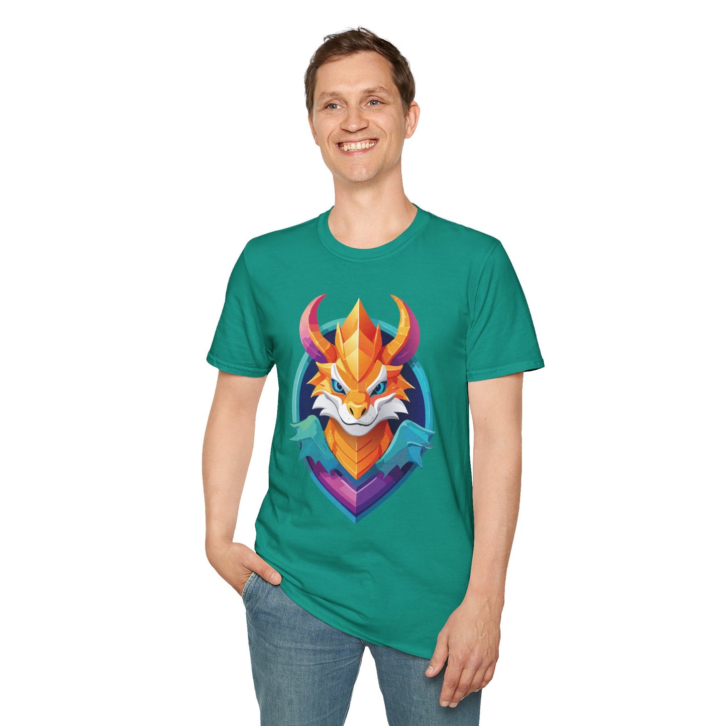 Dragon T Shirt, Dragon Shirt, Shirt with Animals, Animal Shirt