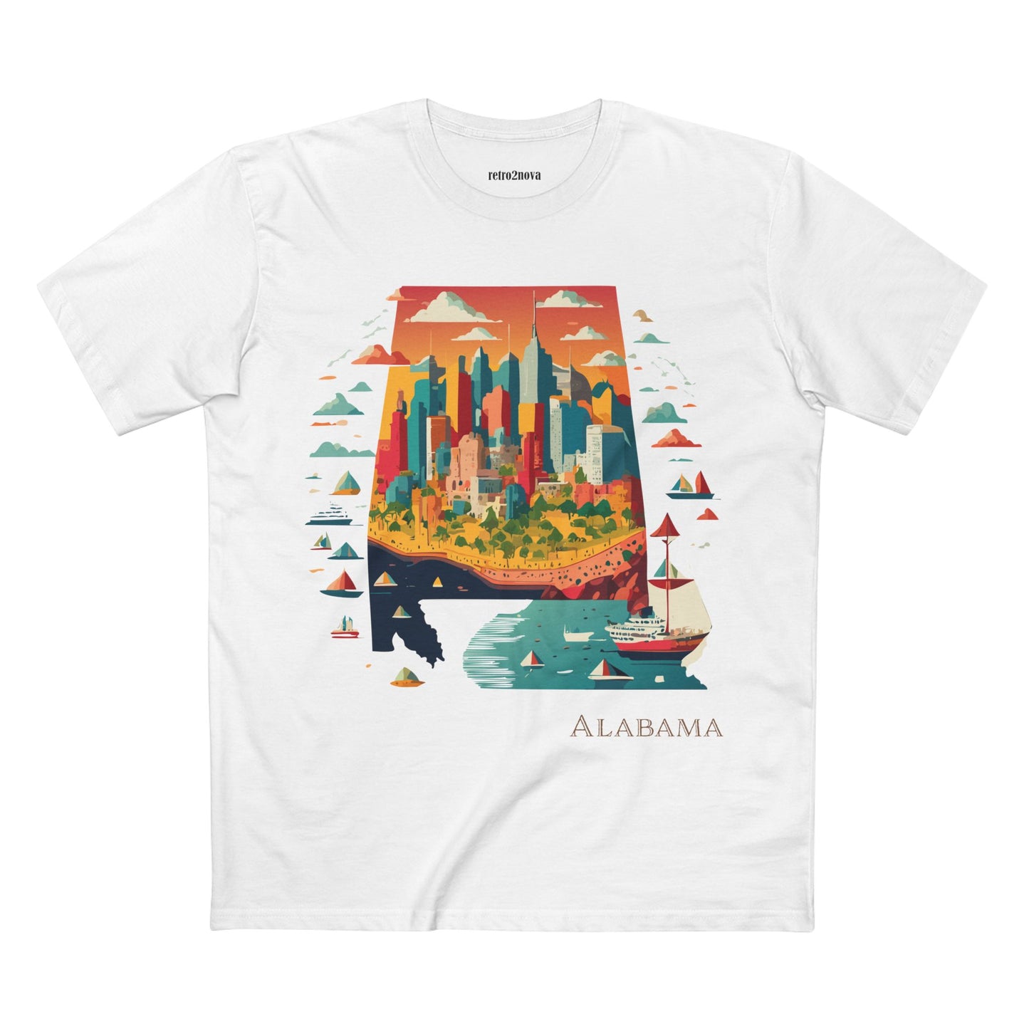 US State Shirts, Alabama Shirt