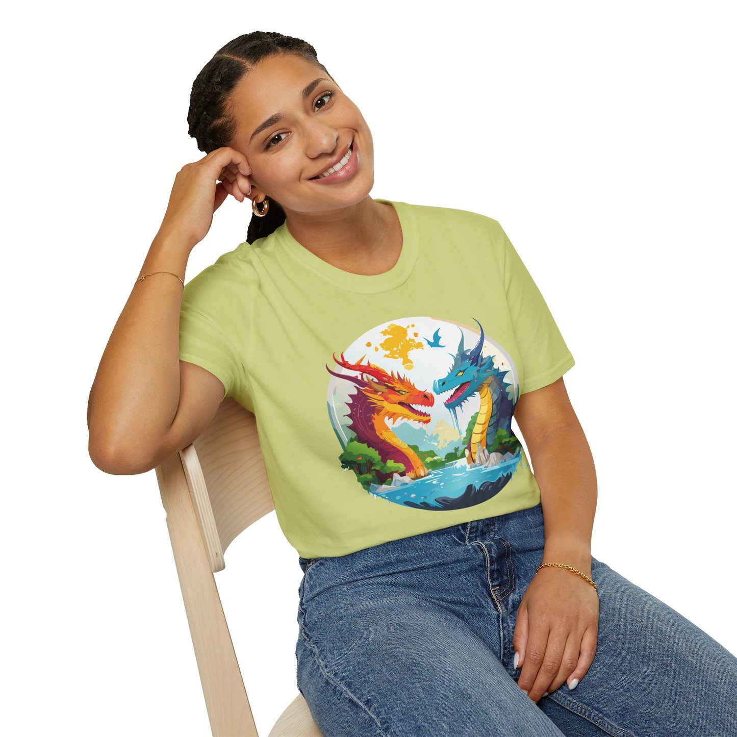 Dragon T Shirt, Dragon Shirt, Shirt with Animals, Animal Shirt
