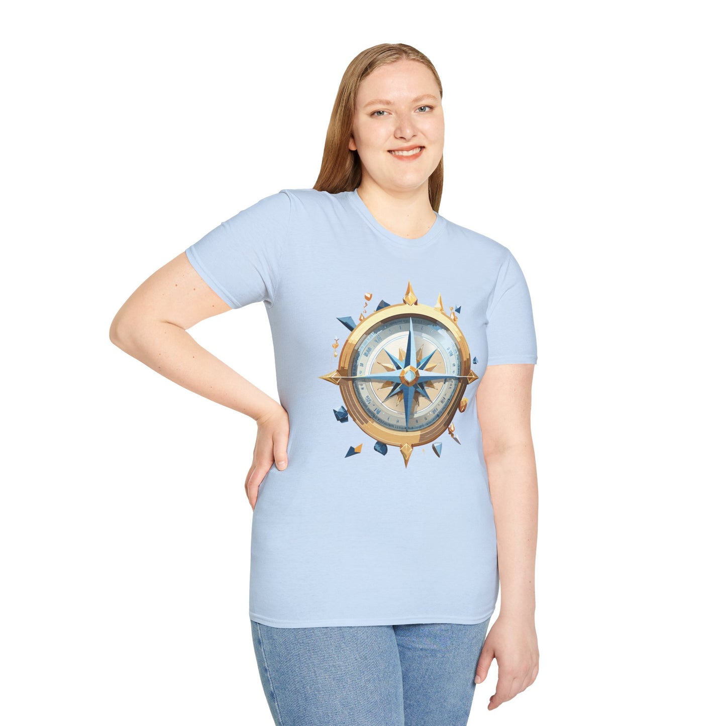 Compass T Shirt, Compass Shirt, Shirt with Compass, Navigator Shirt