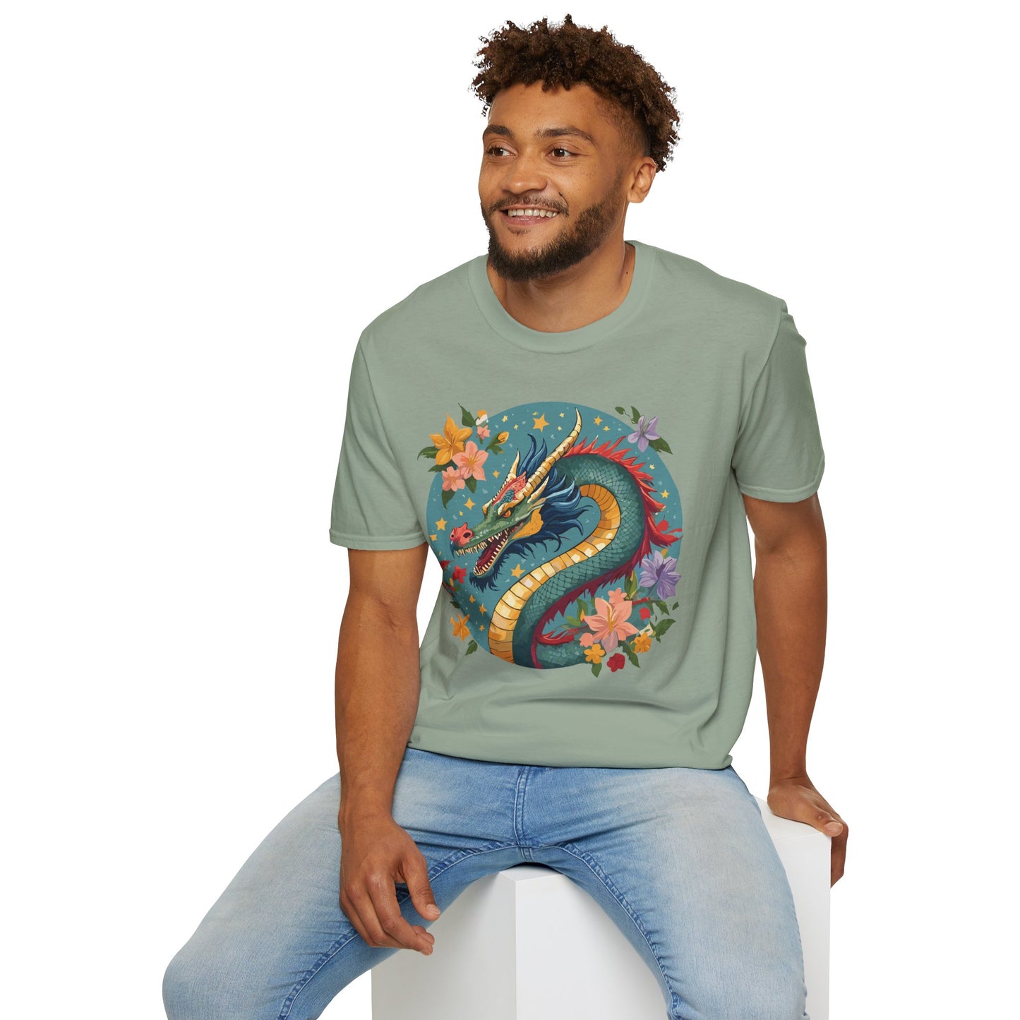 Dragon T Shirt, Dragon Shirt, Shirt with Animals, Animal Shirt