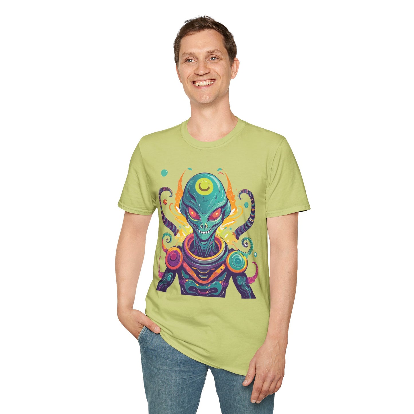 Alien T Shirt, Cosmos Shirt, Shirt with Aliens, Cosmo Shirts