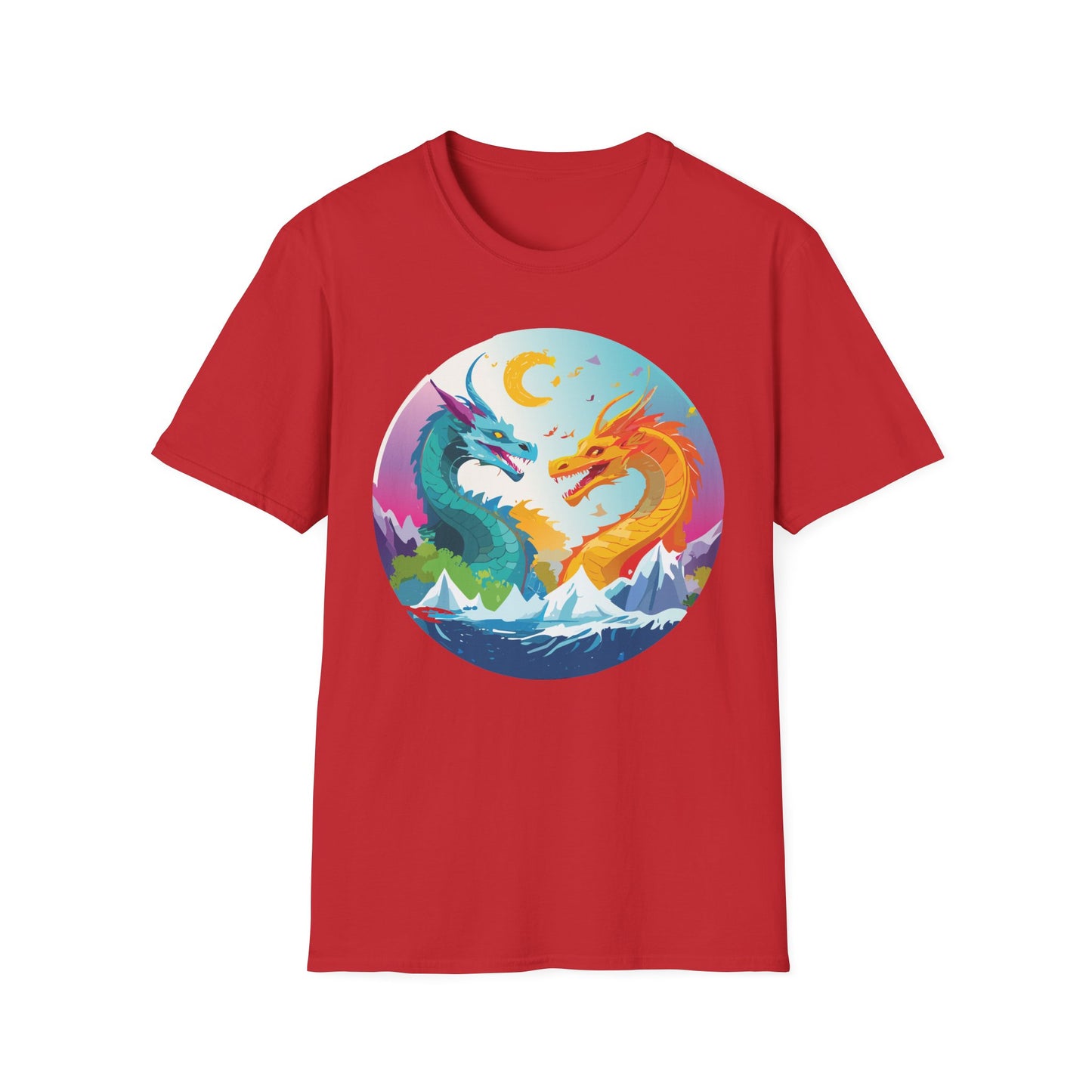 Dragon T Shirt, Dragon Shirt, Shirt with Animals, Animal Shirt