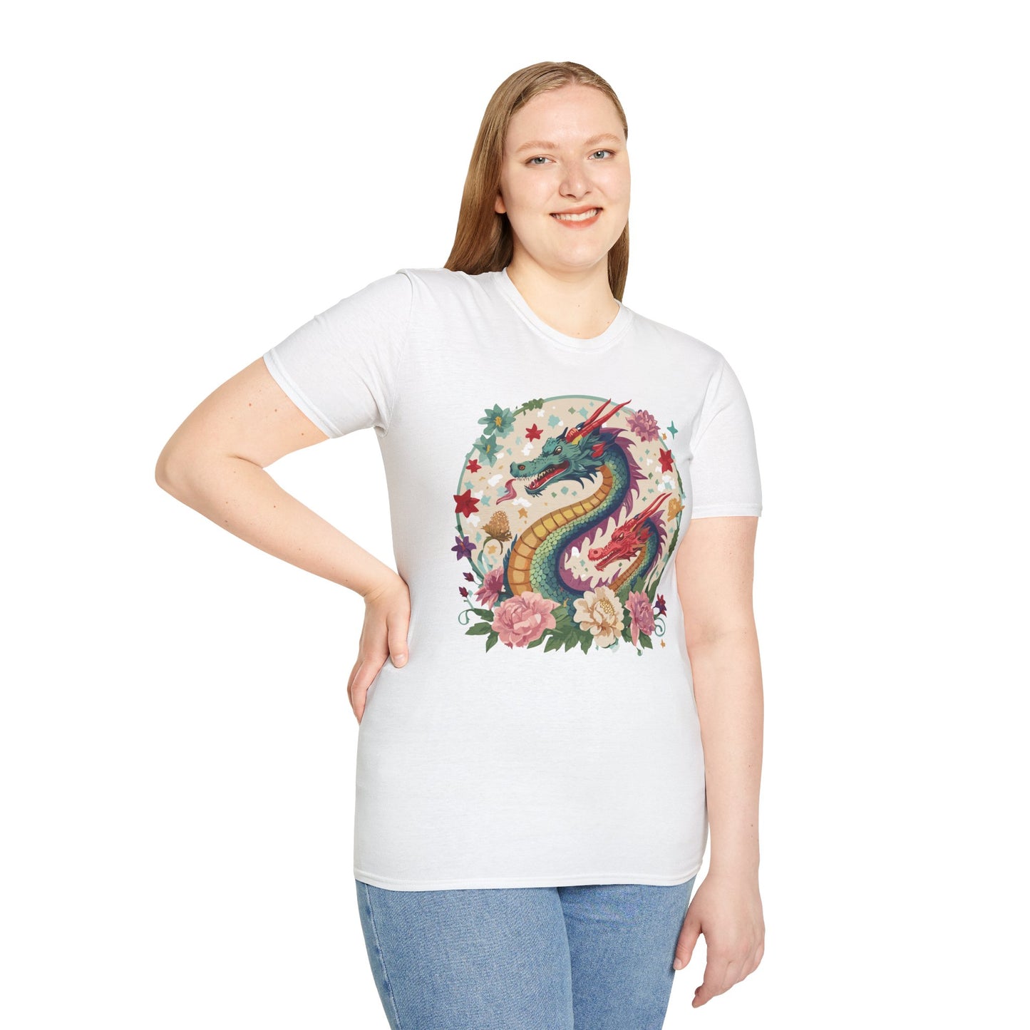 Dragon T Shirt, Dragon Shirt, Shirt with Animals, Animal Shirt