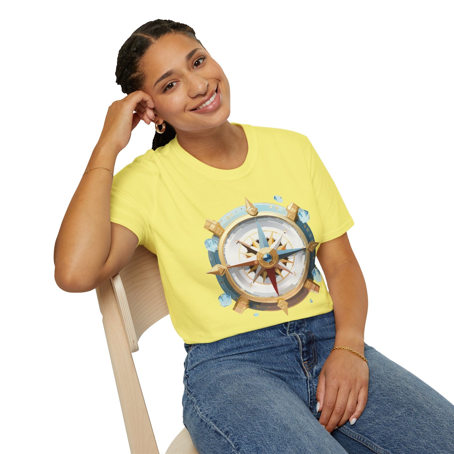 Compass T Shirt, Compass Shirt, Shirt with Compass, Navigator Shirt