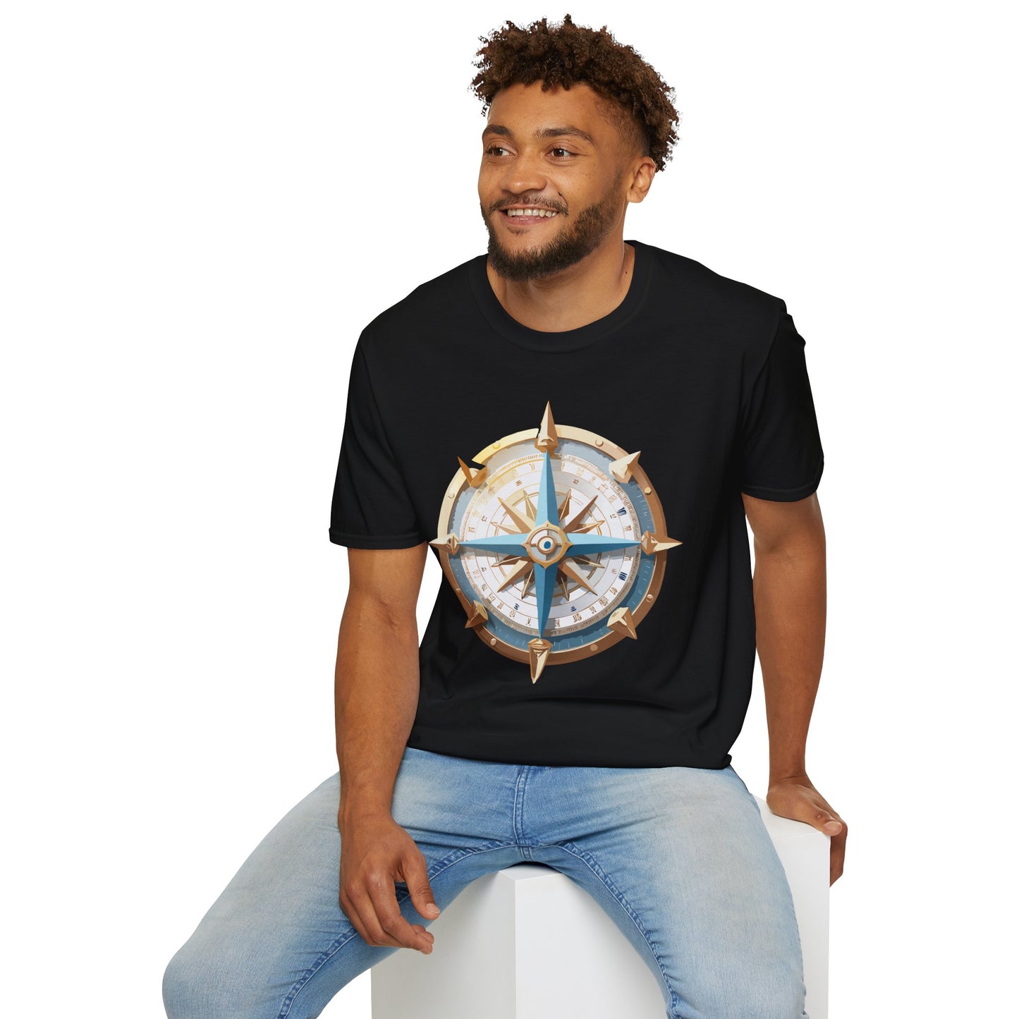 Compass T Shirt, Compass Shirt, Shirt with Compass, Navigator Shirt