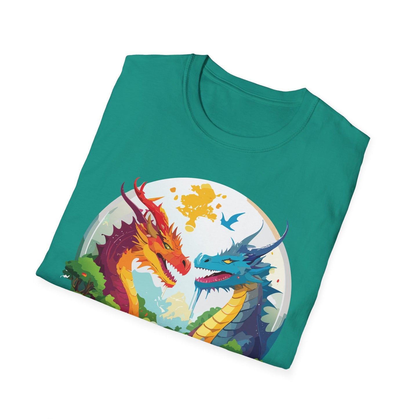 Dragon T Shirt, Dragon Shirt, Shirt with Animals, Animal Shirt