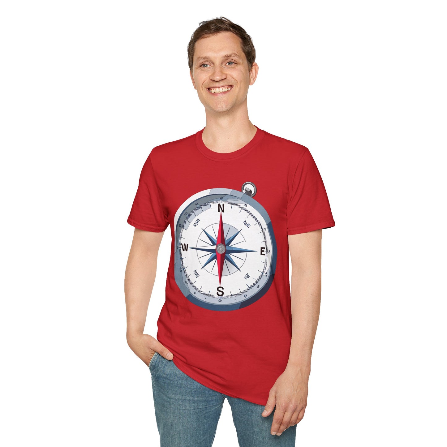 Compass T Shirt, Compass Shirt, Shirt with Compass, Navigator Shirt