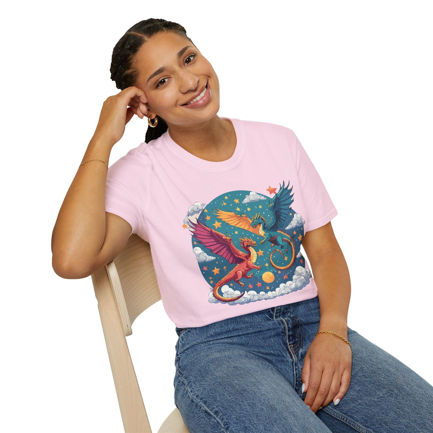 Dragon T Shirt, Dragon Shirt, Shirt with Animals, Animal Shirt