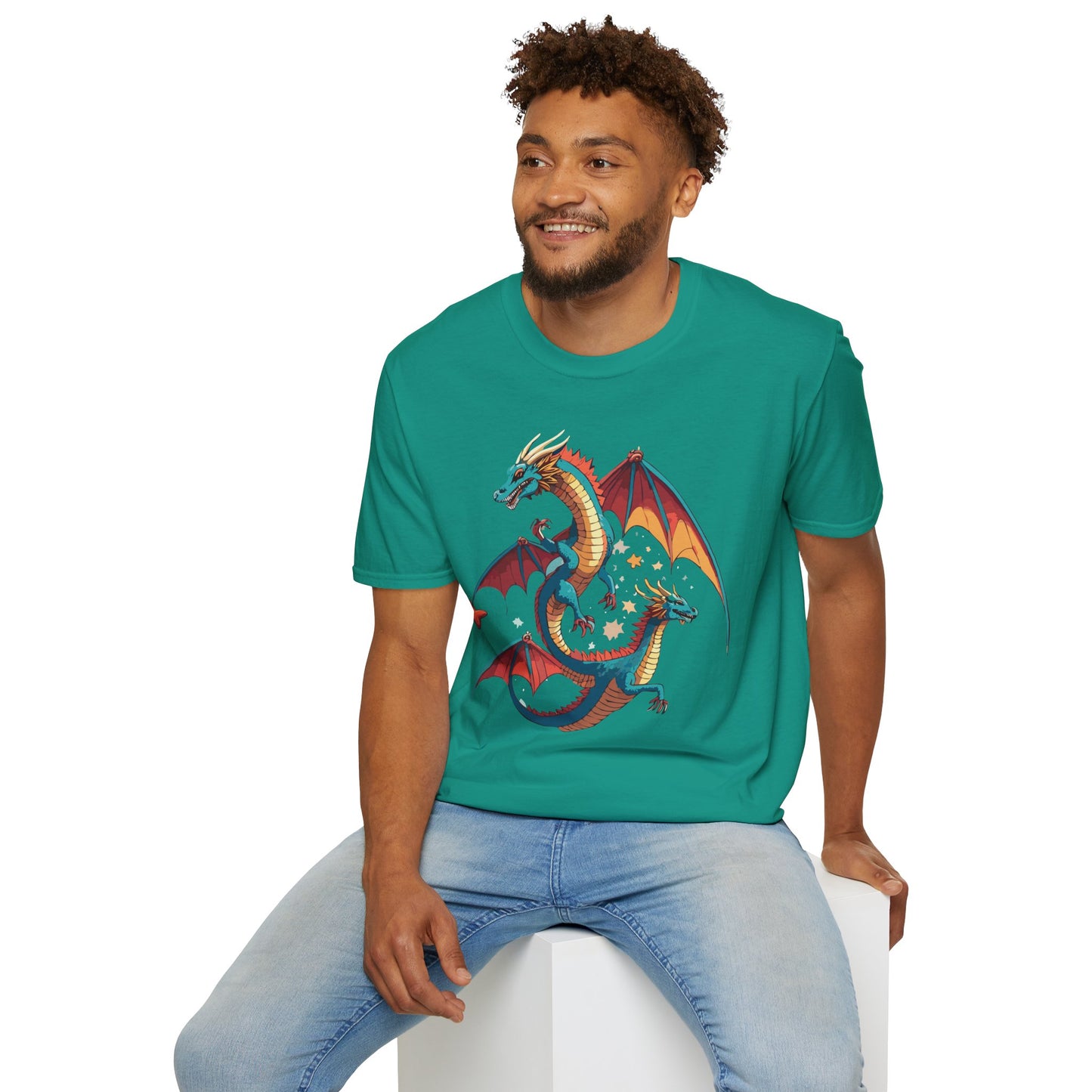 Dragon T Shirt, Dragon Shirt, Shirt with Animals, Animal Shirt