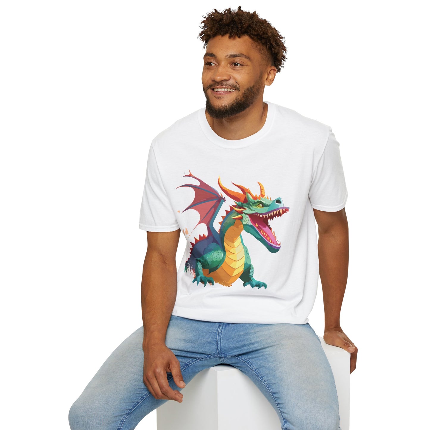 Dragon T Shirt, Dragon Shirt, Shirt with Animals, Animal Shirt