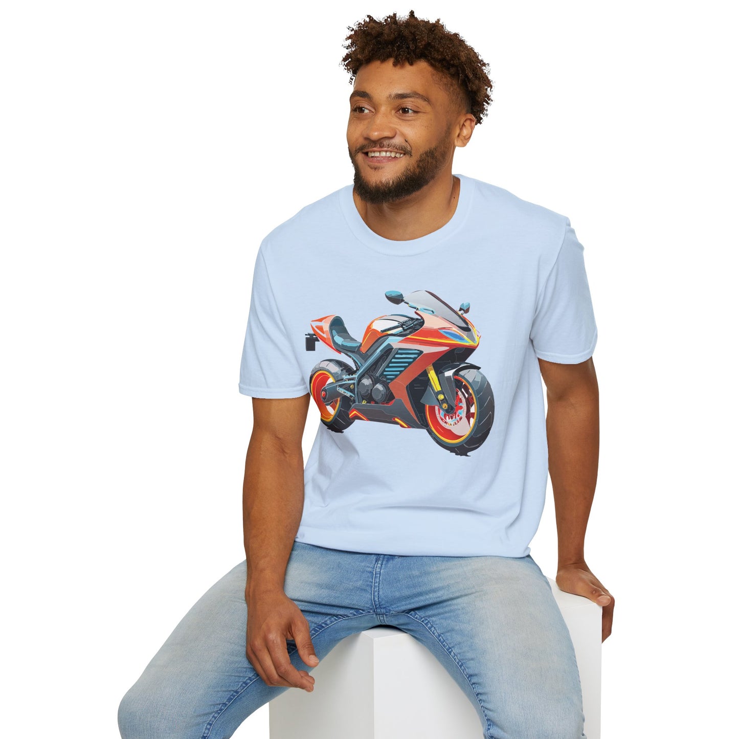 Bike T Shirt, Moto Shirt, Shirt with Motorcycle, MTB T Shirts