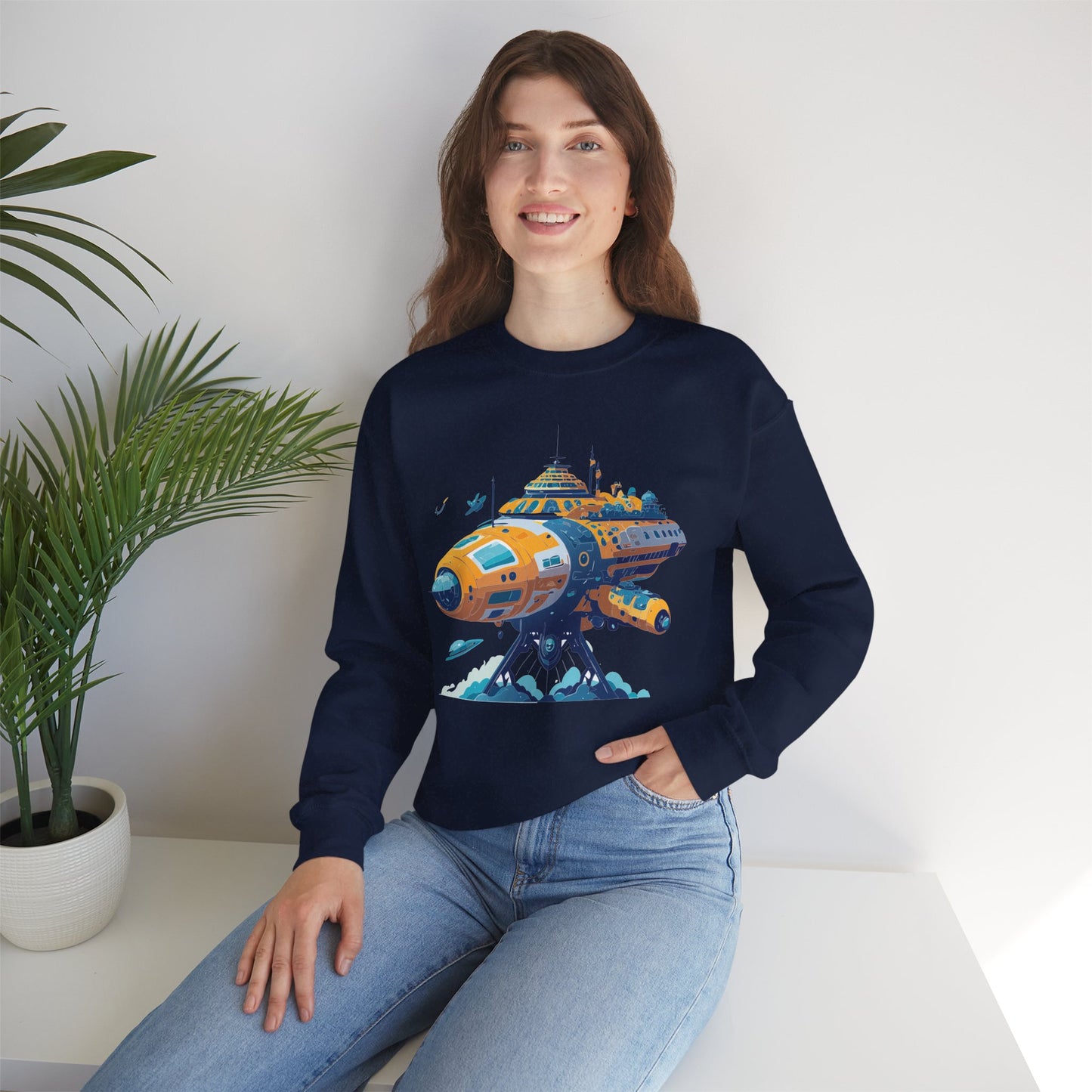 Space Shuttle Sweatshirt, Cosmic Sweatshirt, Astronaut Sweatshirt, Space Cosmic Sweatshirt