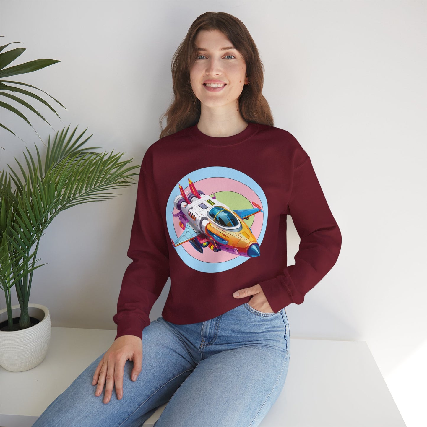 Space Shuttle Sweatshirt, Cosmic Sweatshirt, Astronaut Sweatshirt, Space Cosmic Sweatshirt